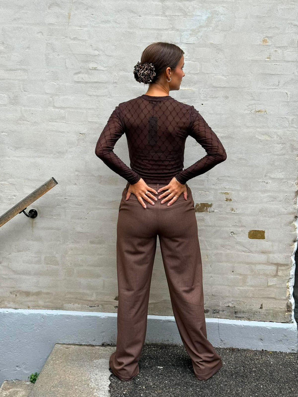 Lisa WIDE Pant - Carafe Melange