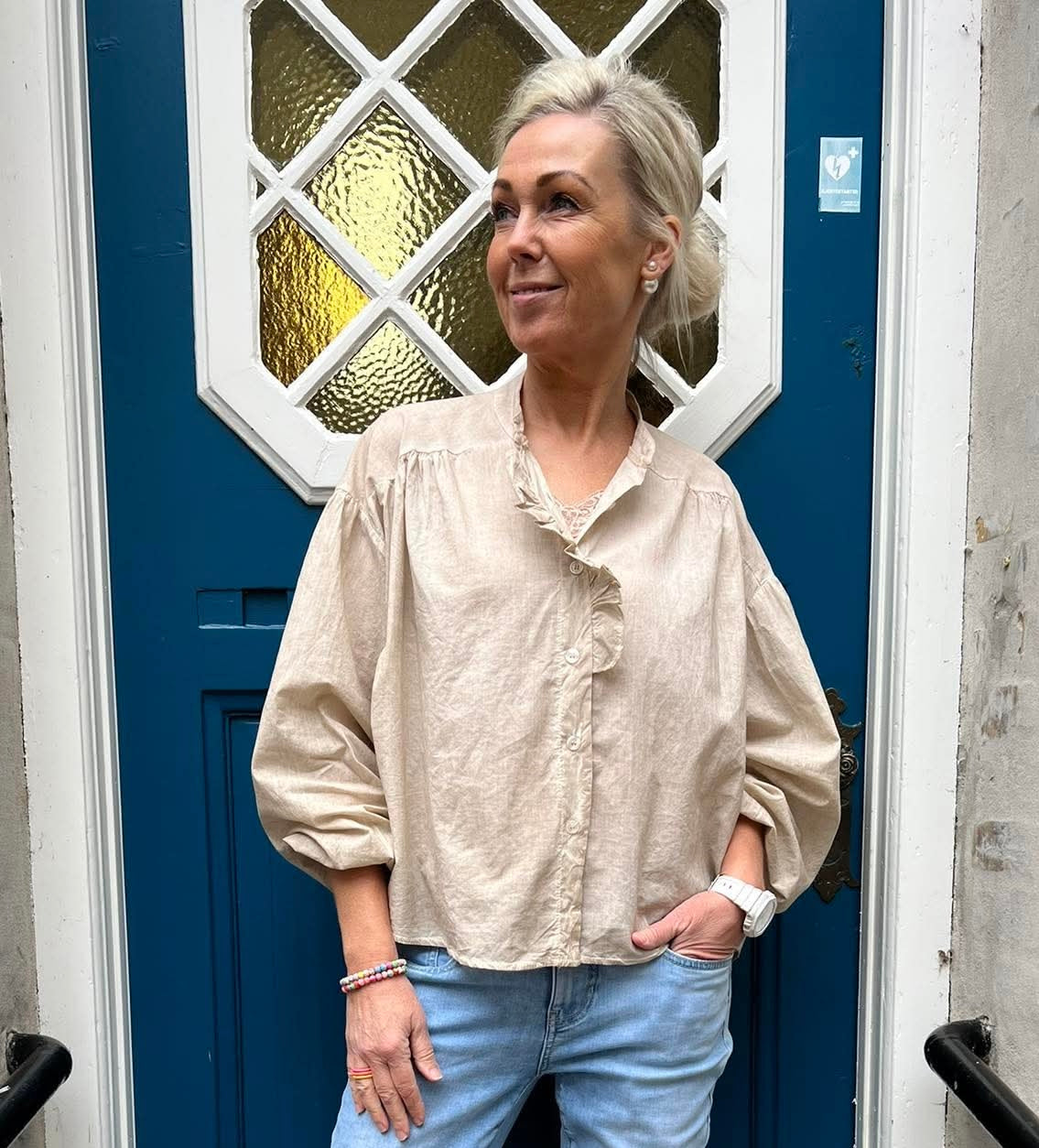 FÖRORDER-OMG Skjorta - Beige