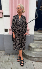 Torino Dress - Svart och beige