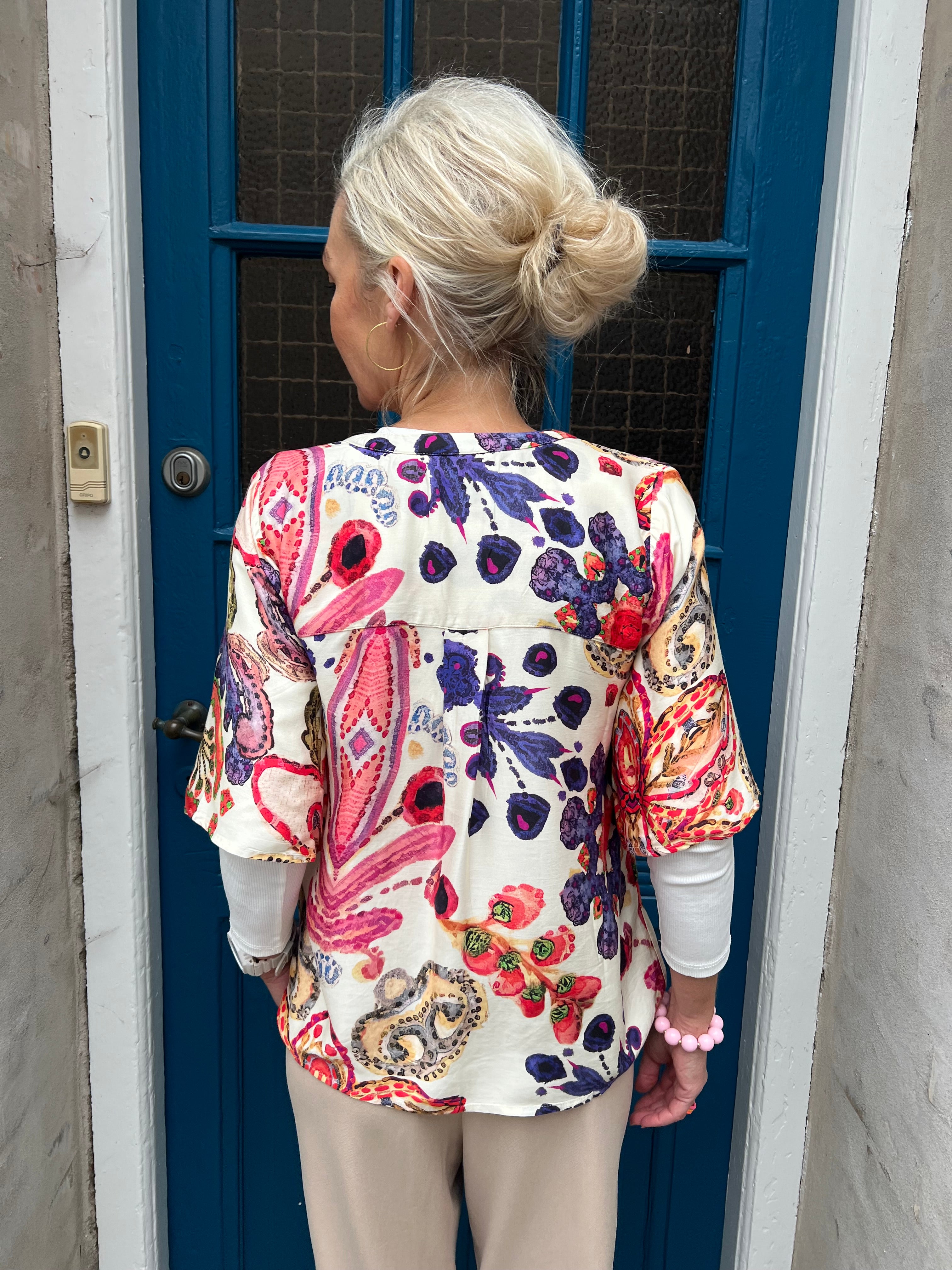 Mandy Blus - Blå/Rosa