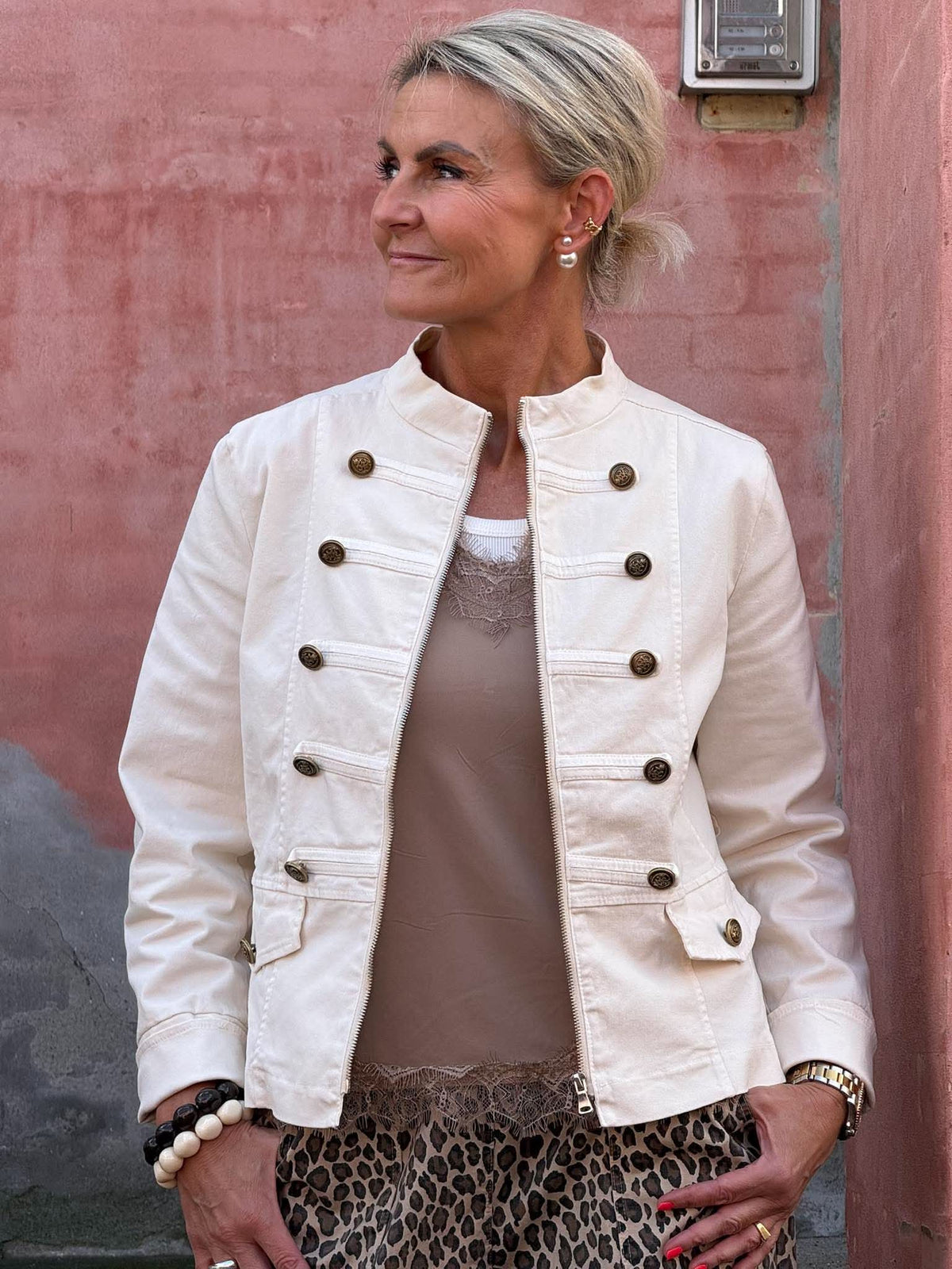 PREORDER-Baldoni Jacket - Off White