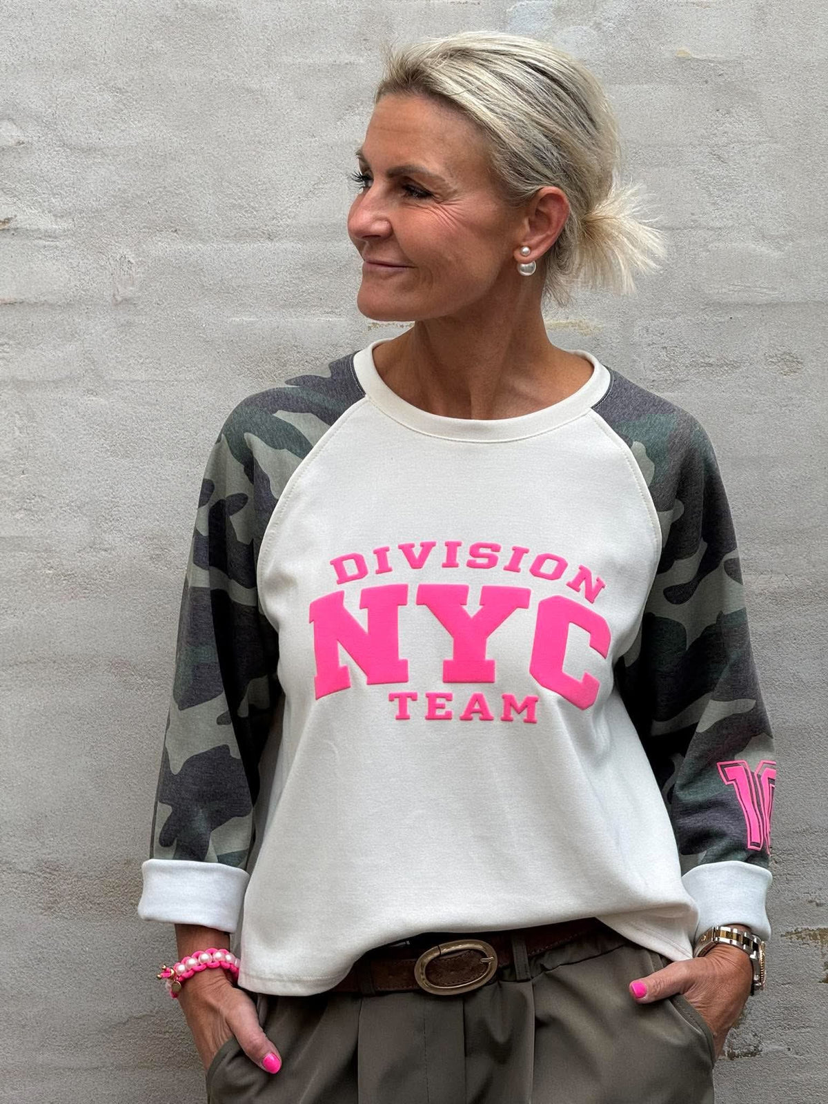 NYC Sweat -  White/Military