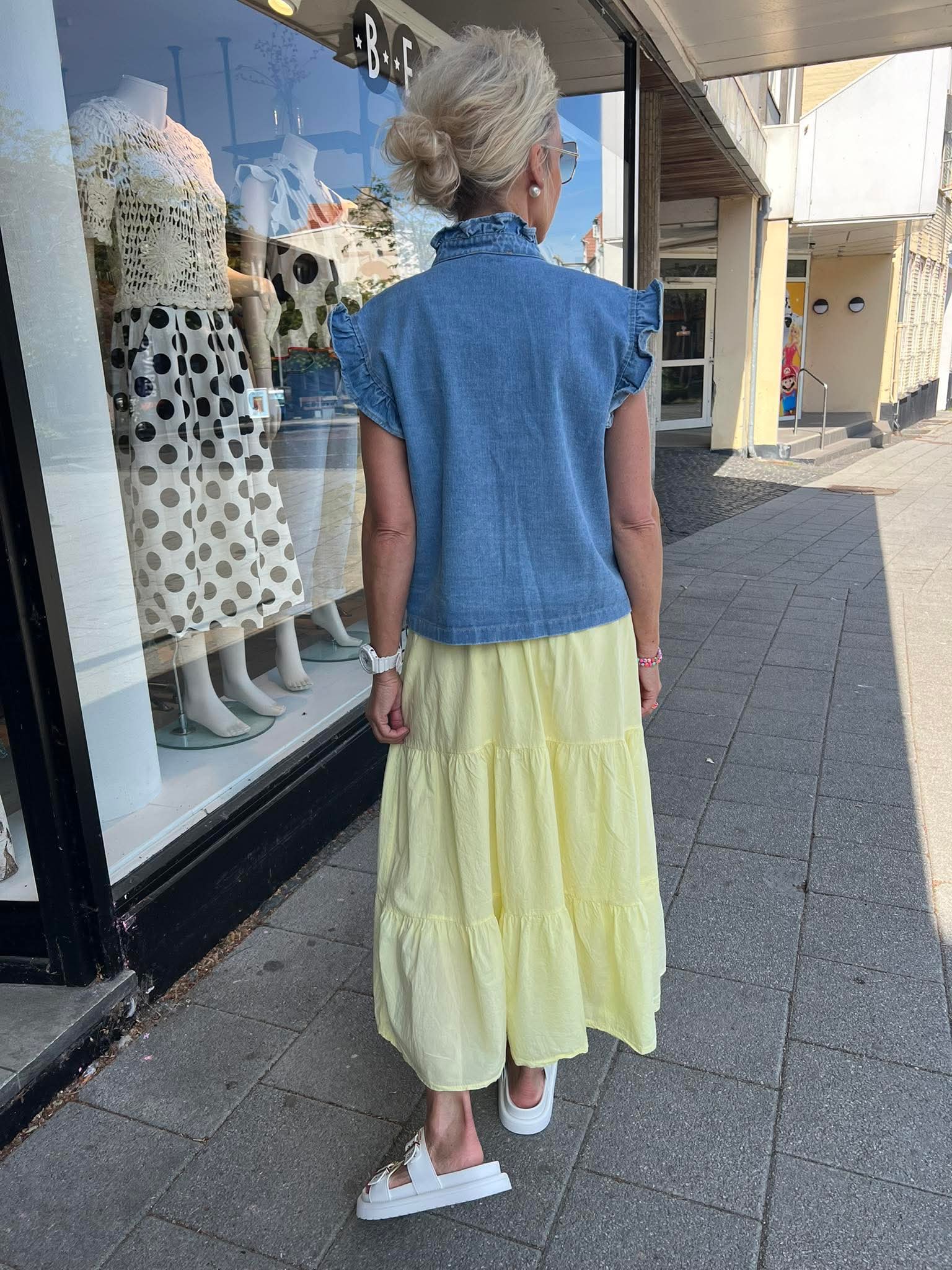 FÖRORDER-Summer Vibe Kjol - Gul