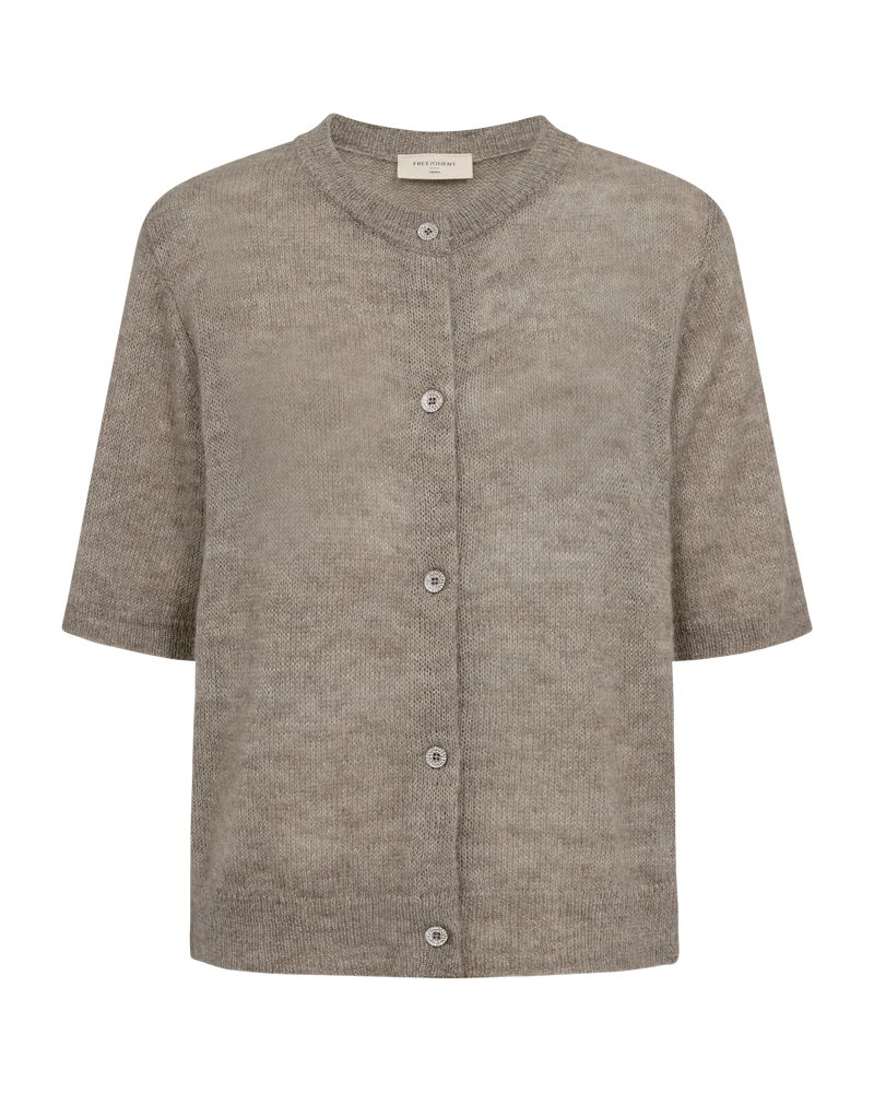 FQDIDO CARDIGAN - Desert Taupe Melange