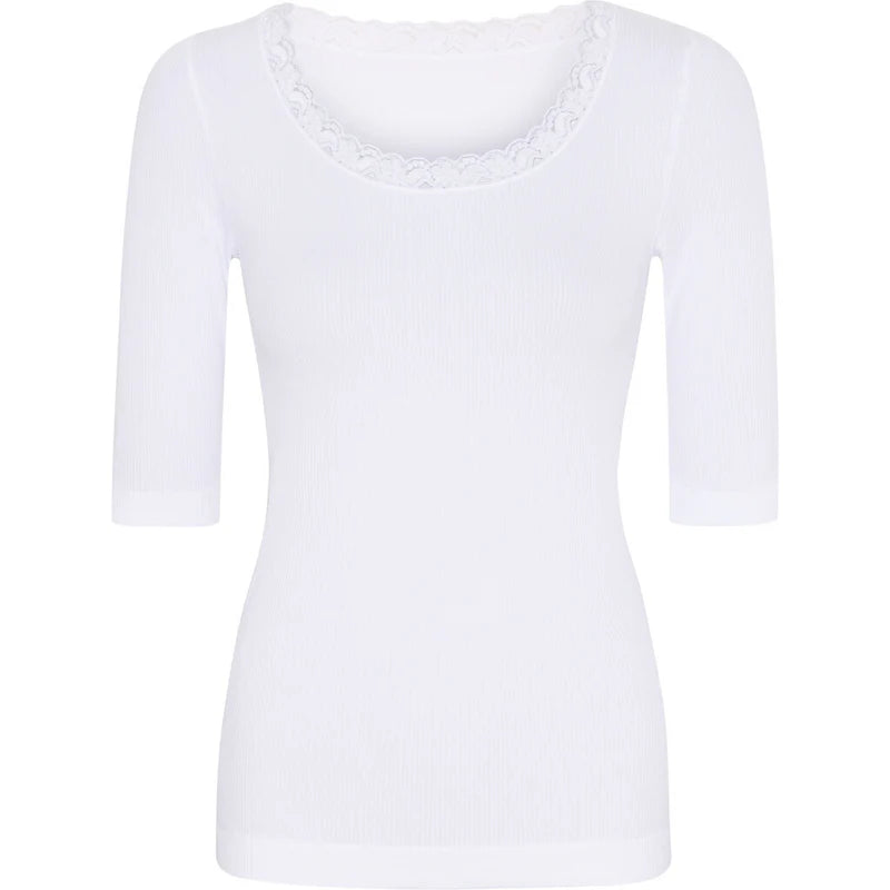 Frida topp SS - Bianco