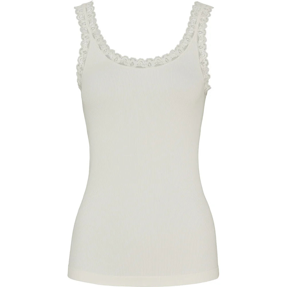 Frida Rib Top - Ivory