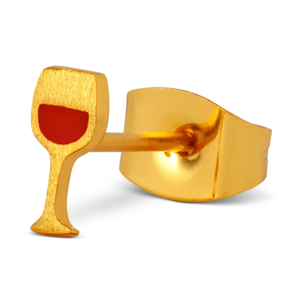 Fredagsörhänge 1 st - Guldpläterad