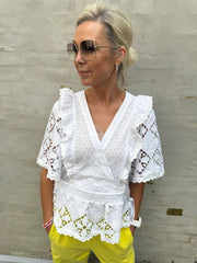 LanaGO Blus - Vit