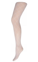 Tight logotyp 25 Denier - Vit