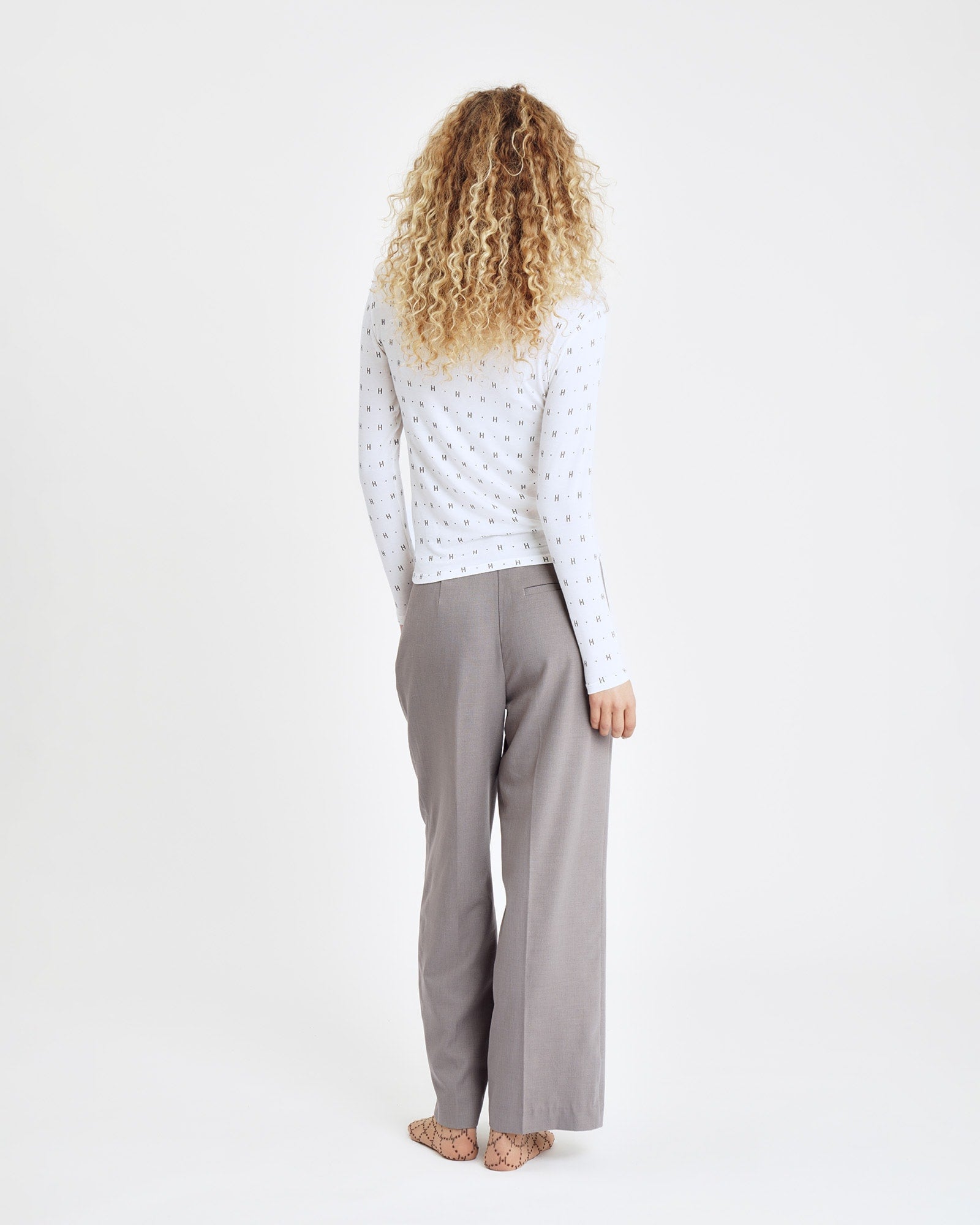 HTD tee l/s Cashmere Blend - White