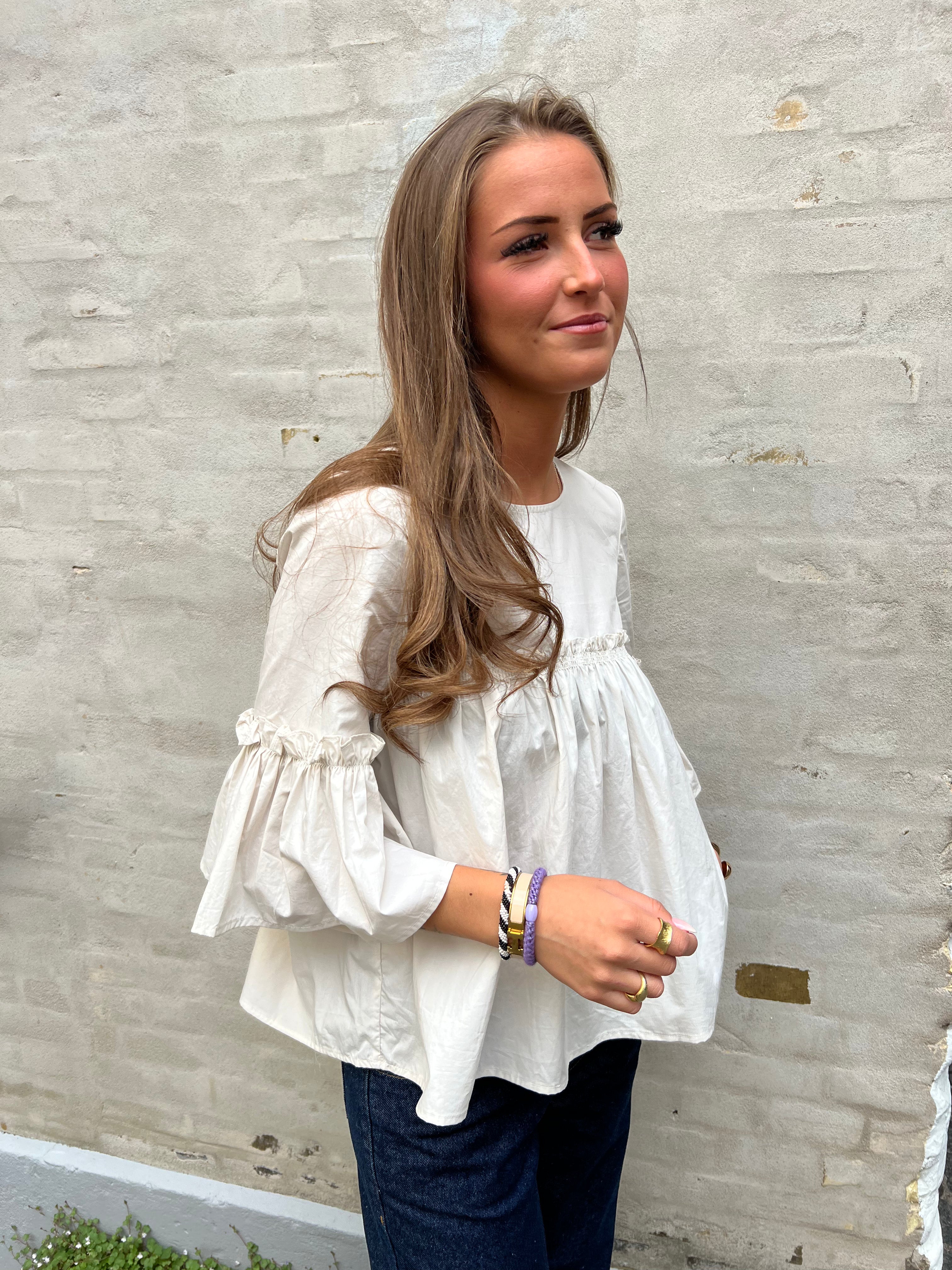 Jira Hope Top - Vit Sand