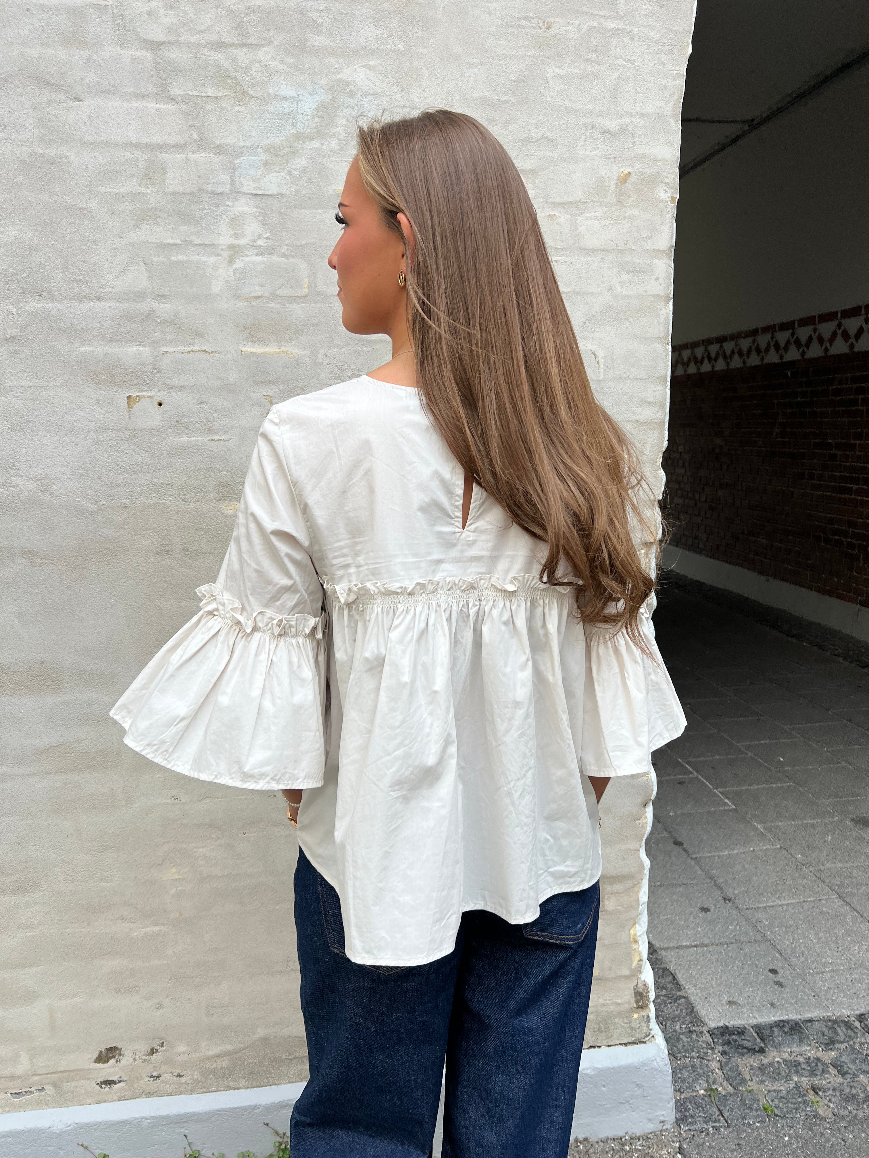 Jira Hope Top - Vit Sand