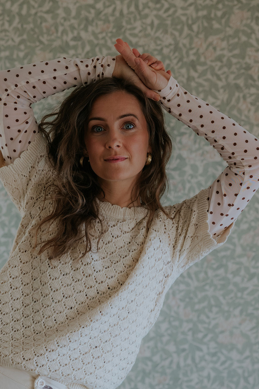 JAQUELINE SS O-NECK TOPP - Björk