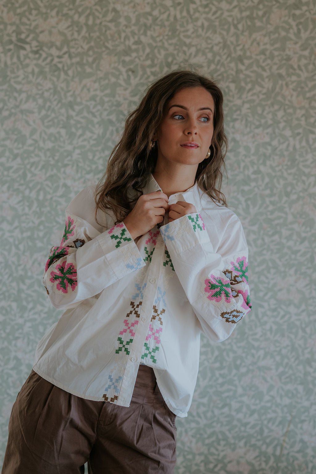 Breezy Shirt - Spring Gardenia