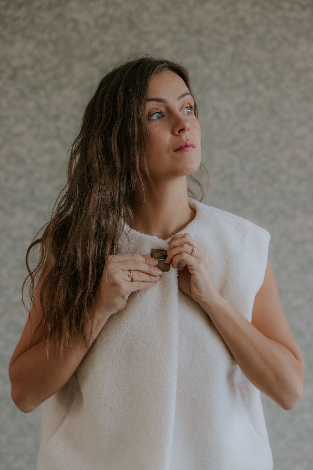 Anjanna Teddyväst - Elfenben