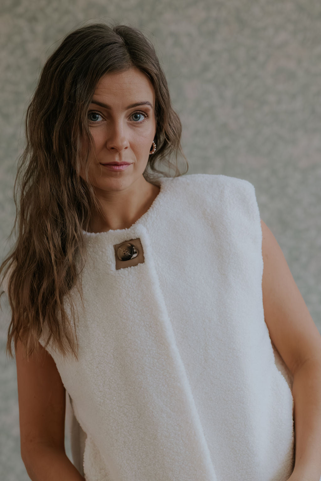 Anjanna Teddyväst - Elfenben