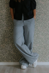 Lisa WIDE byxa - Cloud Dancer Sky kapten