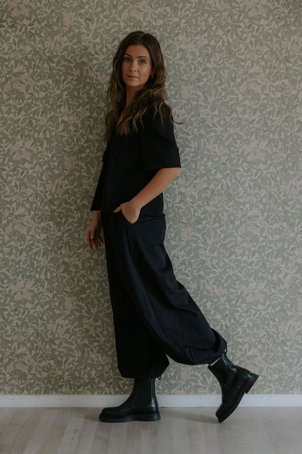 PALOMA LÖSA BYXA - Svart