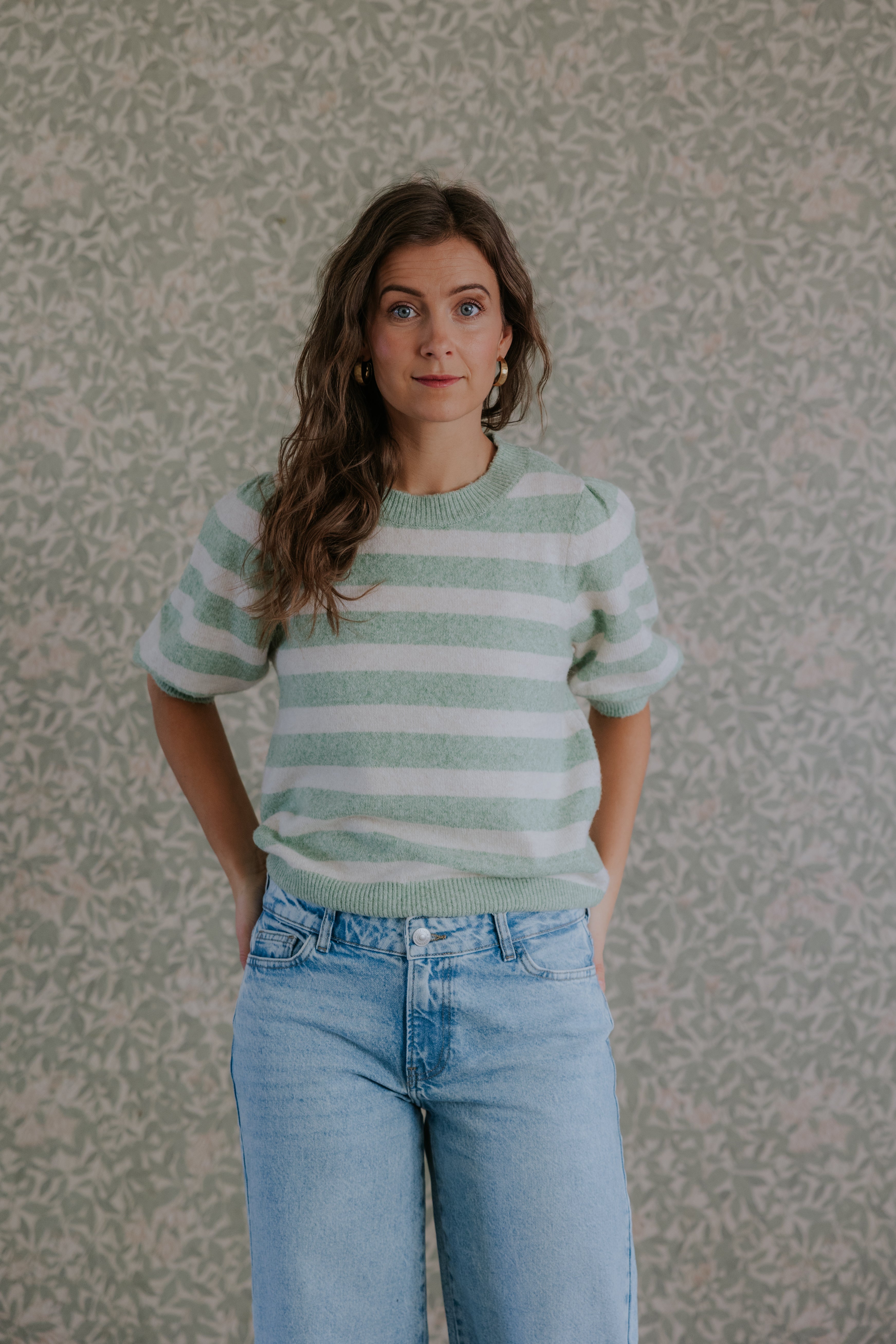 DOFFY O-HALS TRÖJA - Mistelbjörk