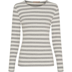 Begonia LS T-shirt - Gråmelerad