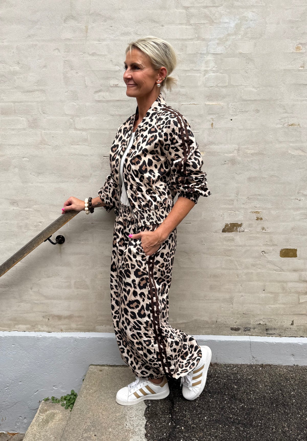 Leopardjacka Poplin - Leopard