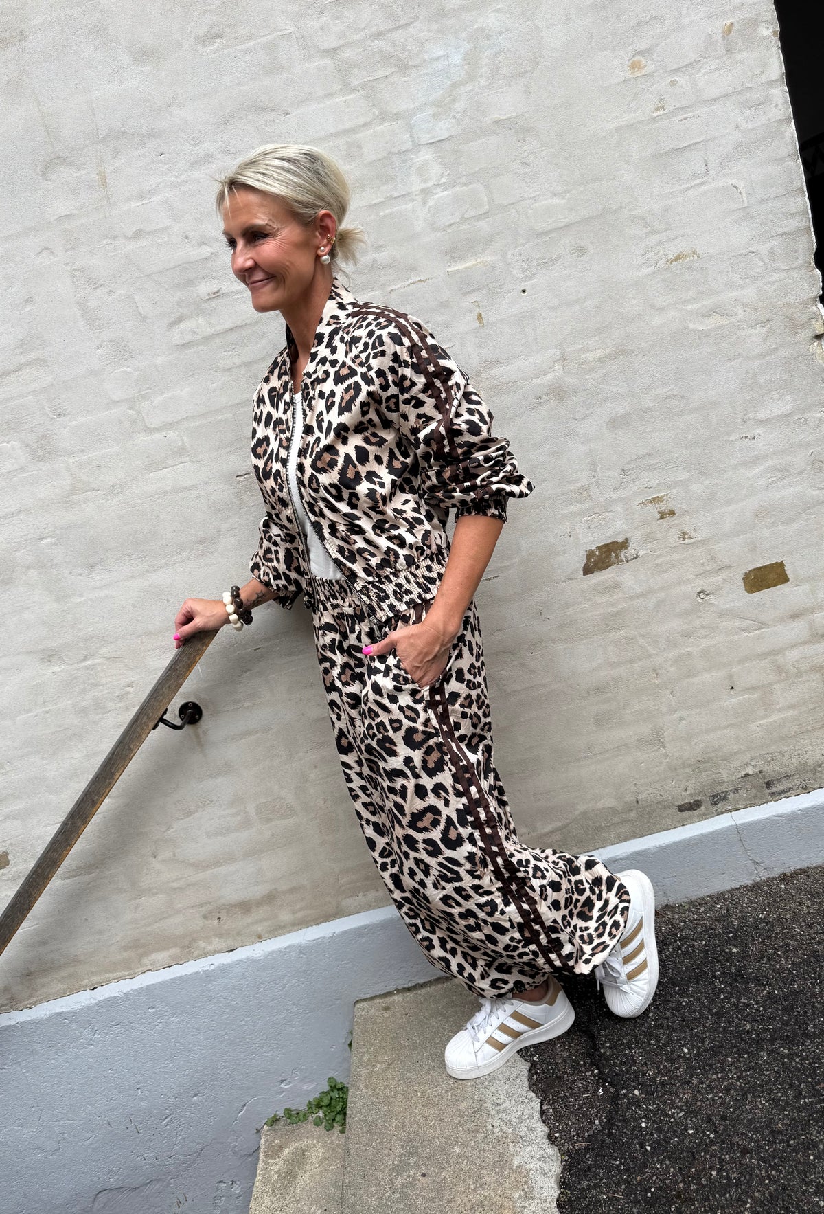 Leopardjacka Poplin - Leopard