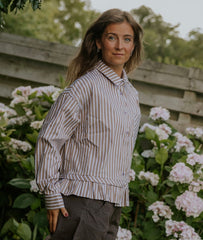 Stessi Shirt - Off White/Brown