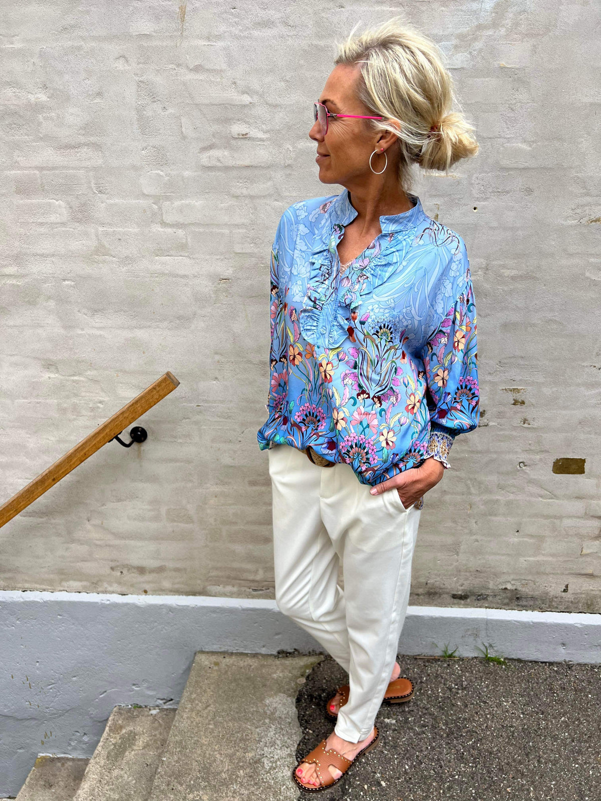 Lisa slim pant cloud dancer