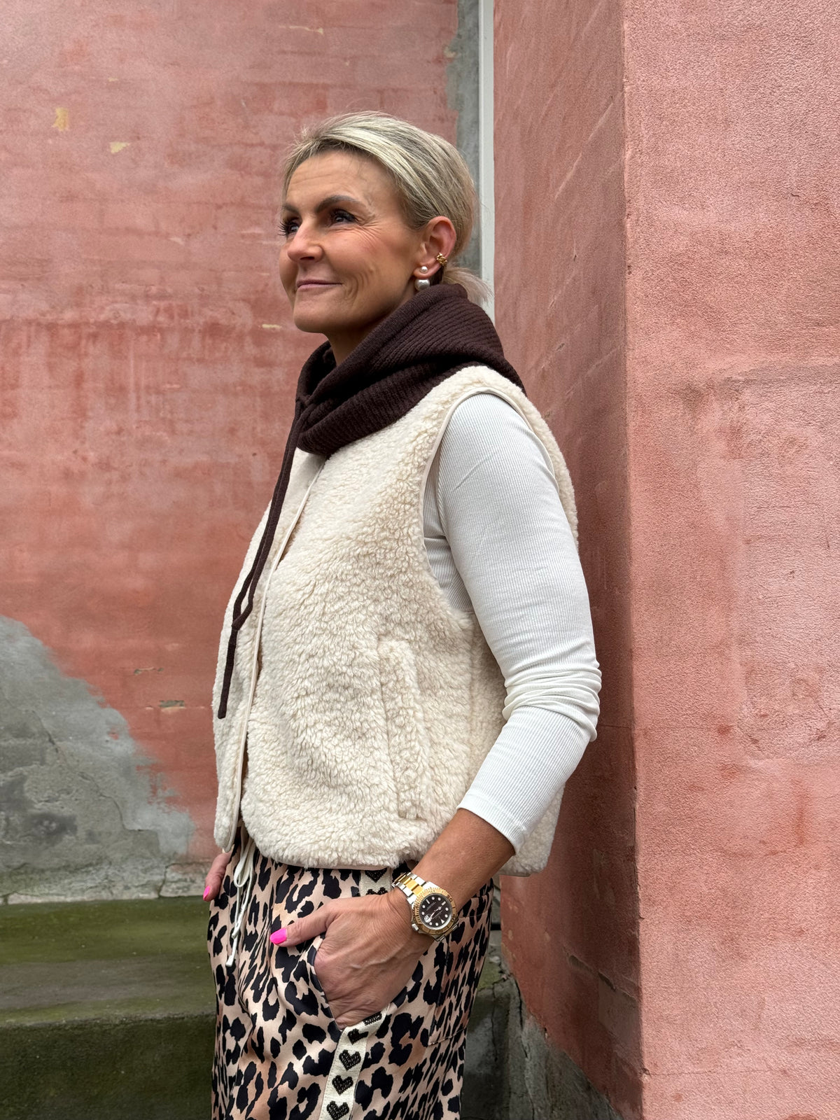 ELLA WAISTCOAT - Sandshell