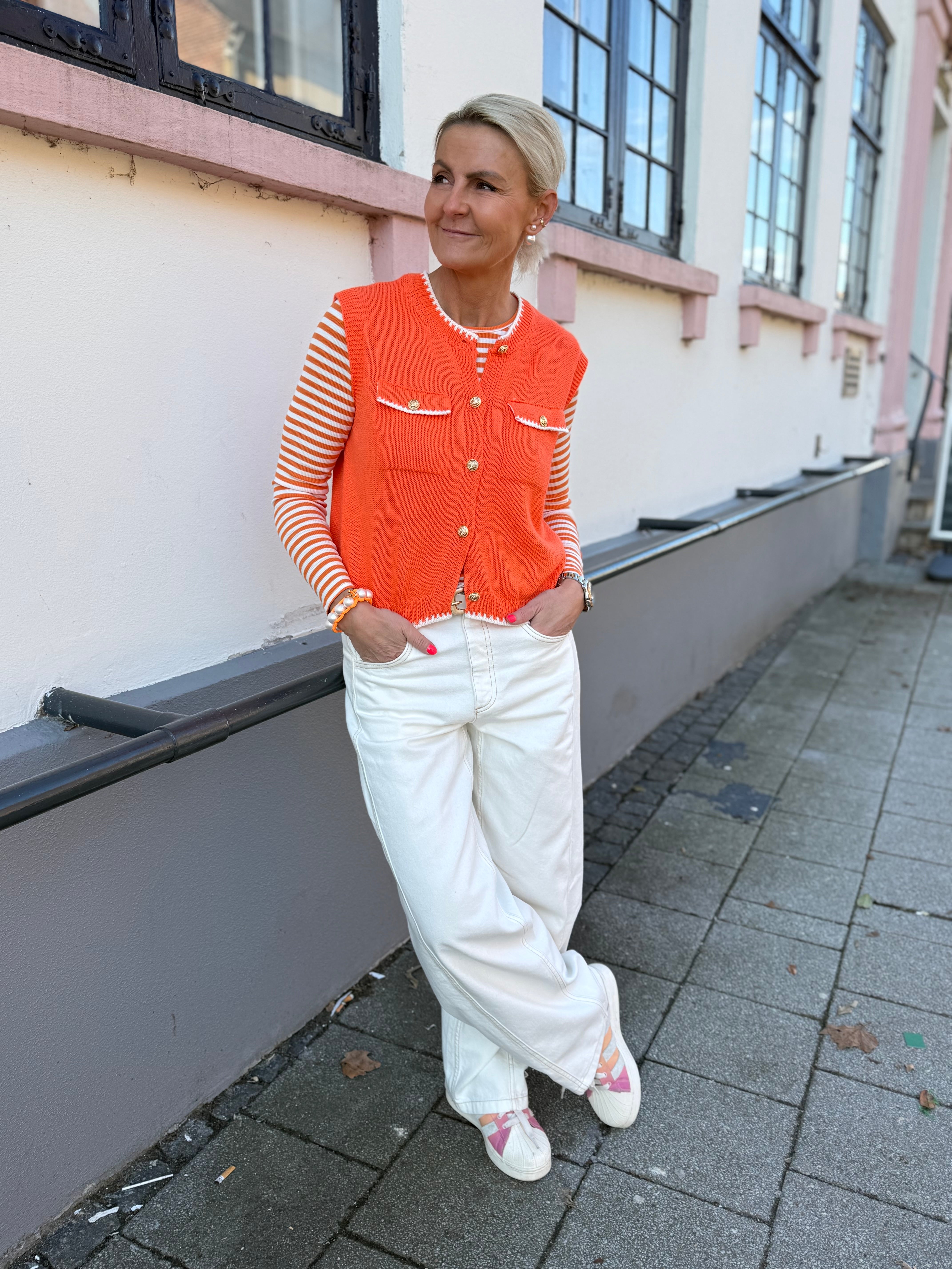 Giletta väst - Orange