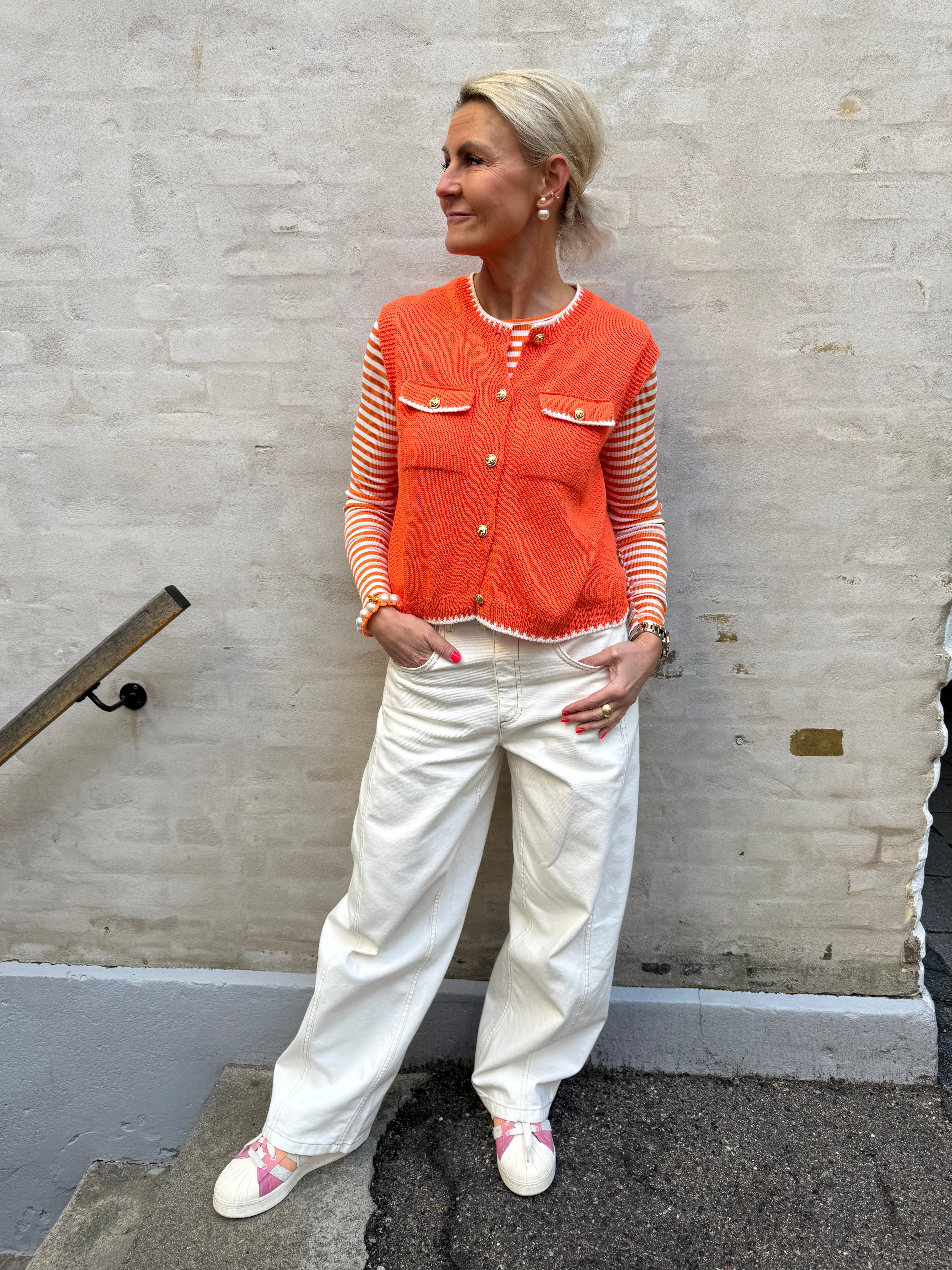 Giletta väst - Orange