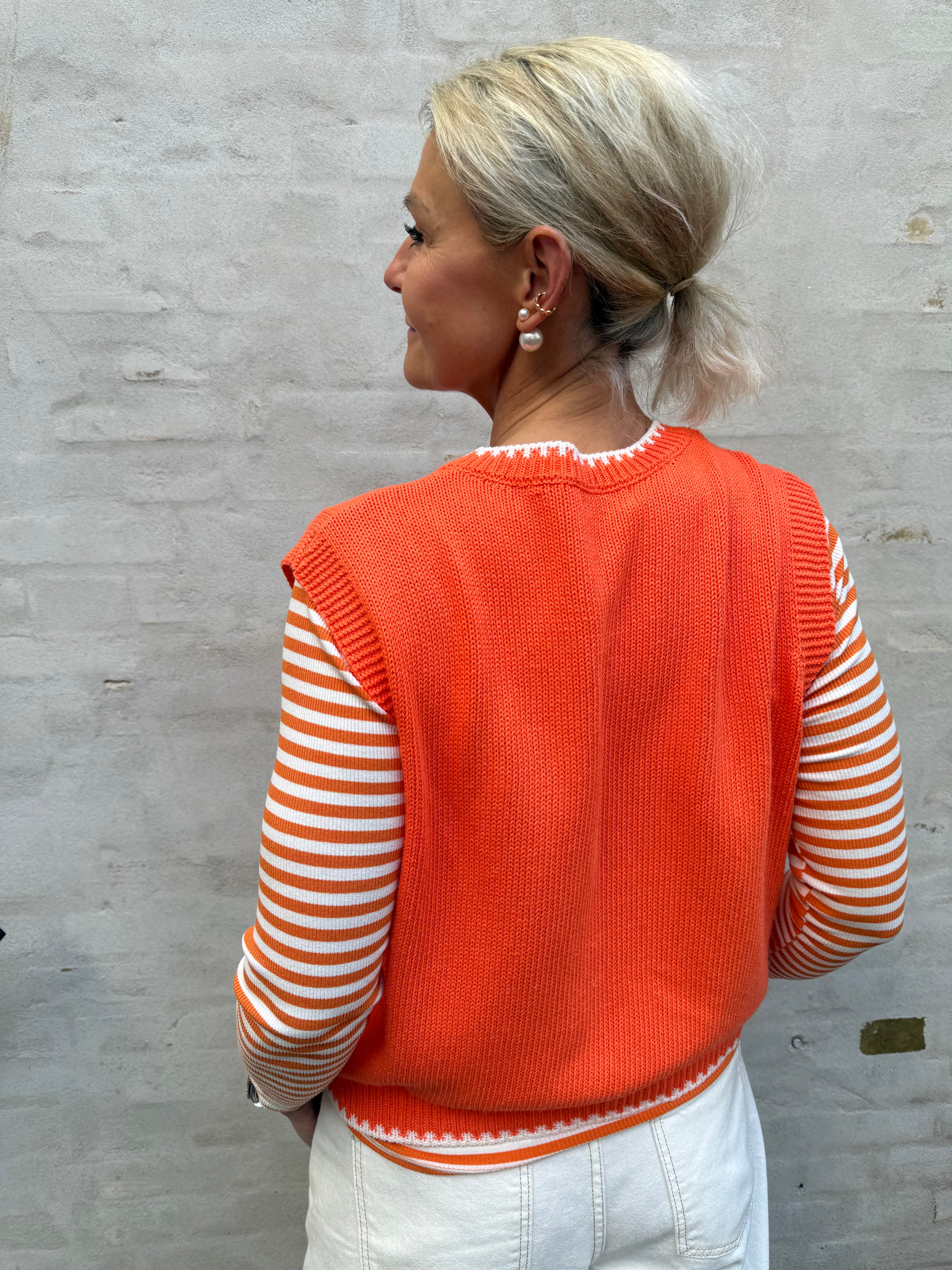 Giletta väst - Orange