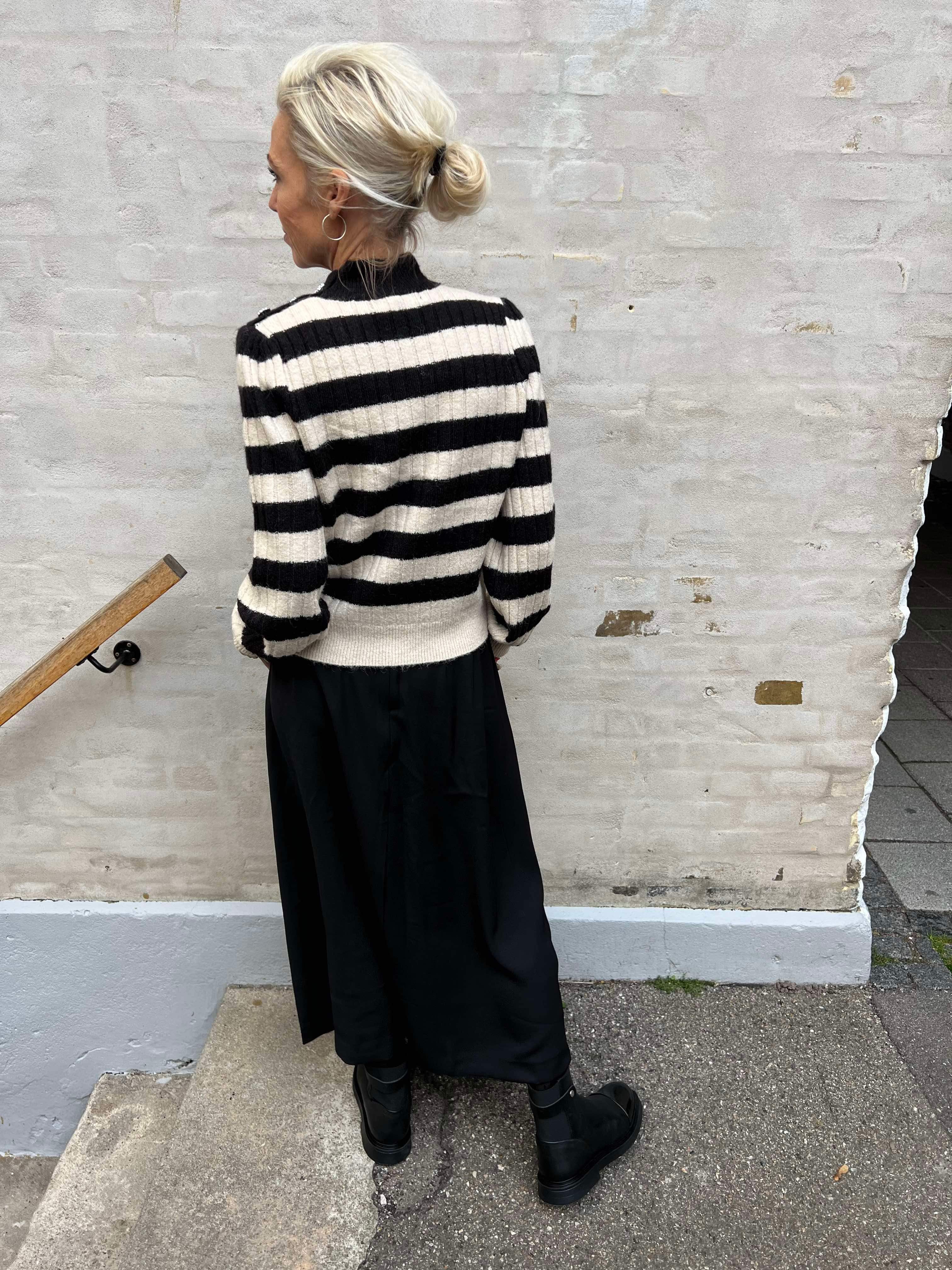 Anya plisserad kjol - Svart