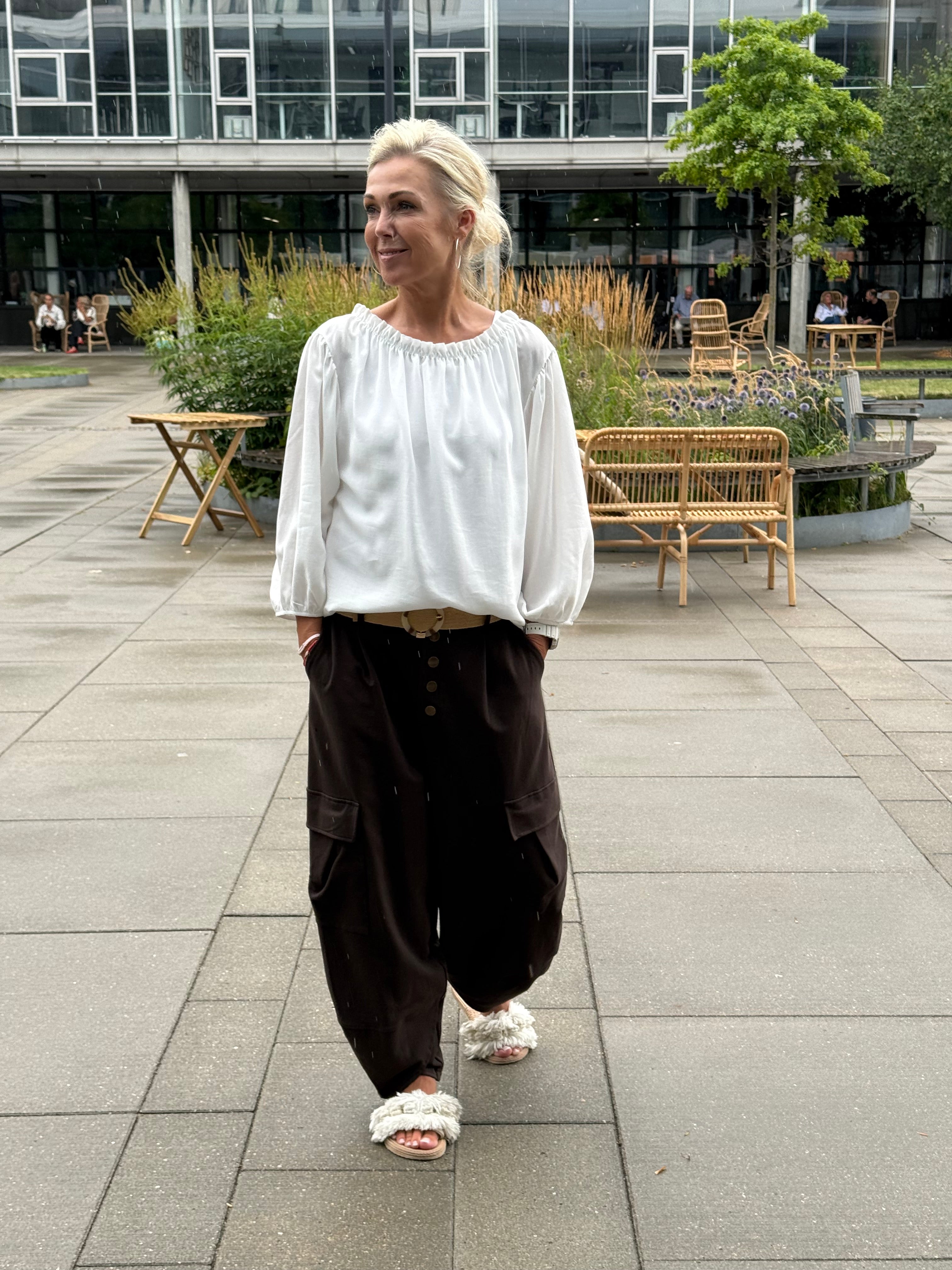 PREORDER-Juniper Blouse- Off White