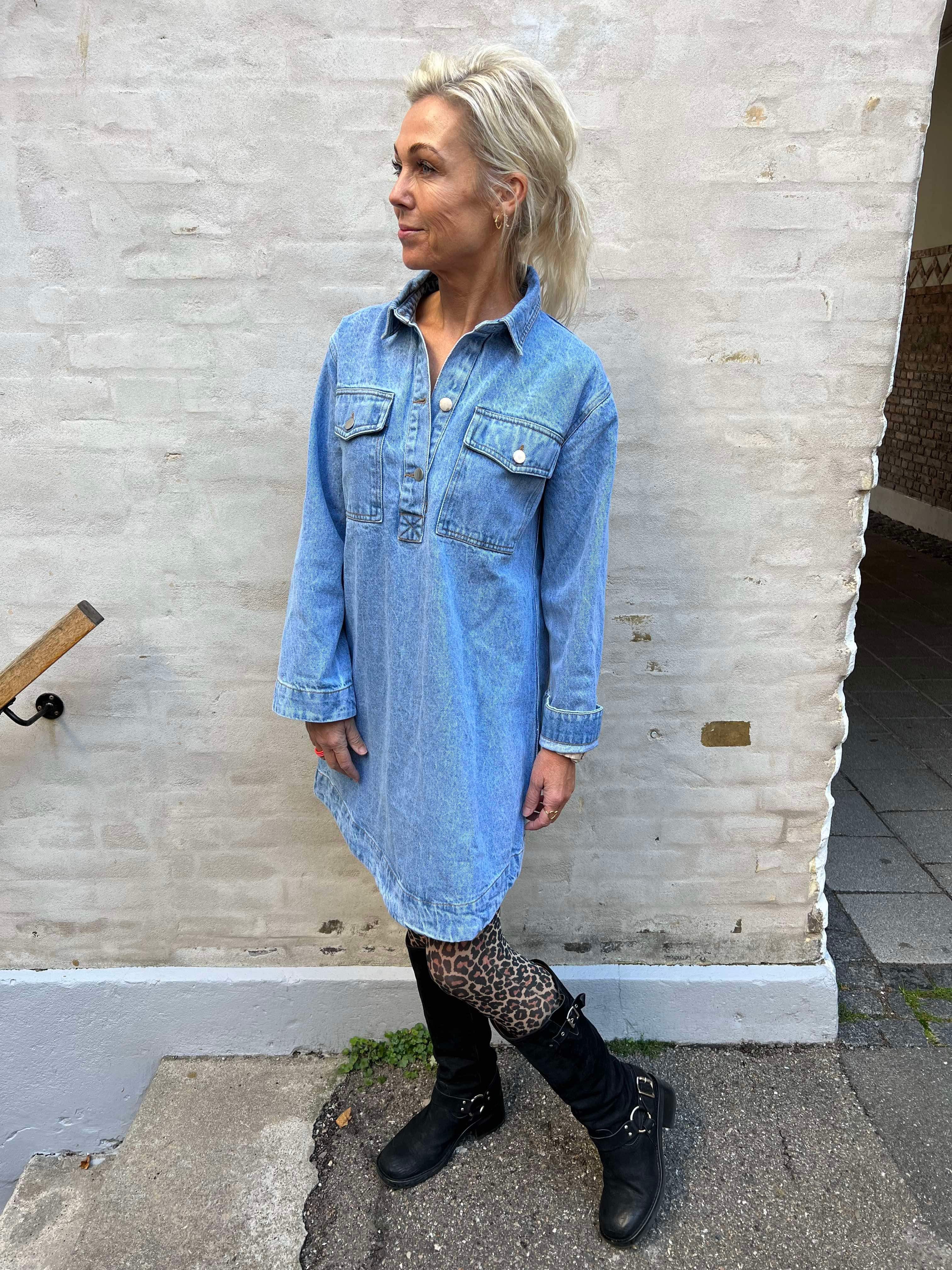 Alma tights - Naturlig leo