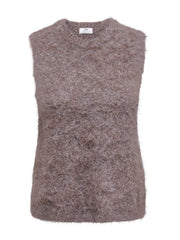 EMMY S/L VEST KNIT - Falcon
