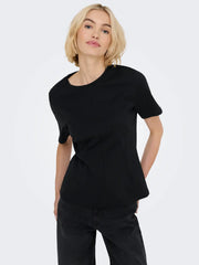JDYEVA SS TOPP - Svart