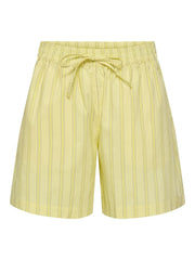 MIO MW SHORTS - French Vanilla/LEMON DROP & BLACK