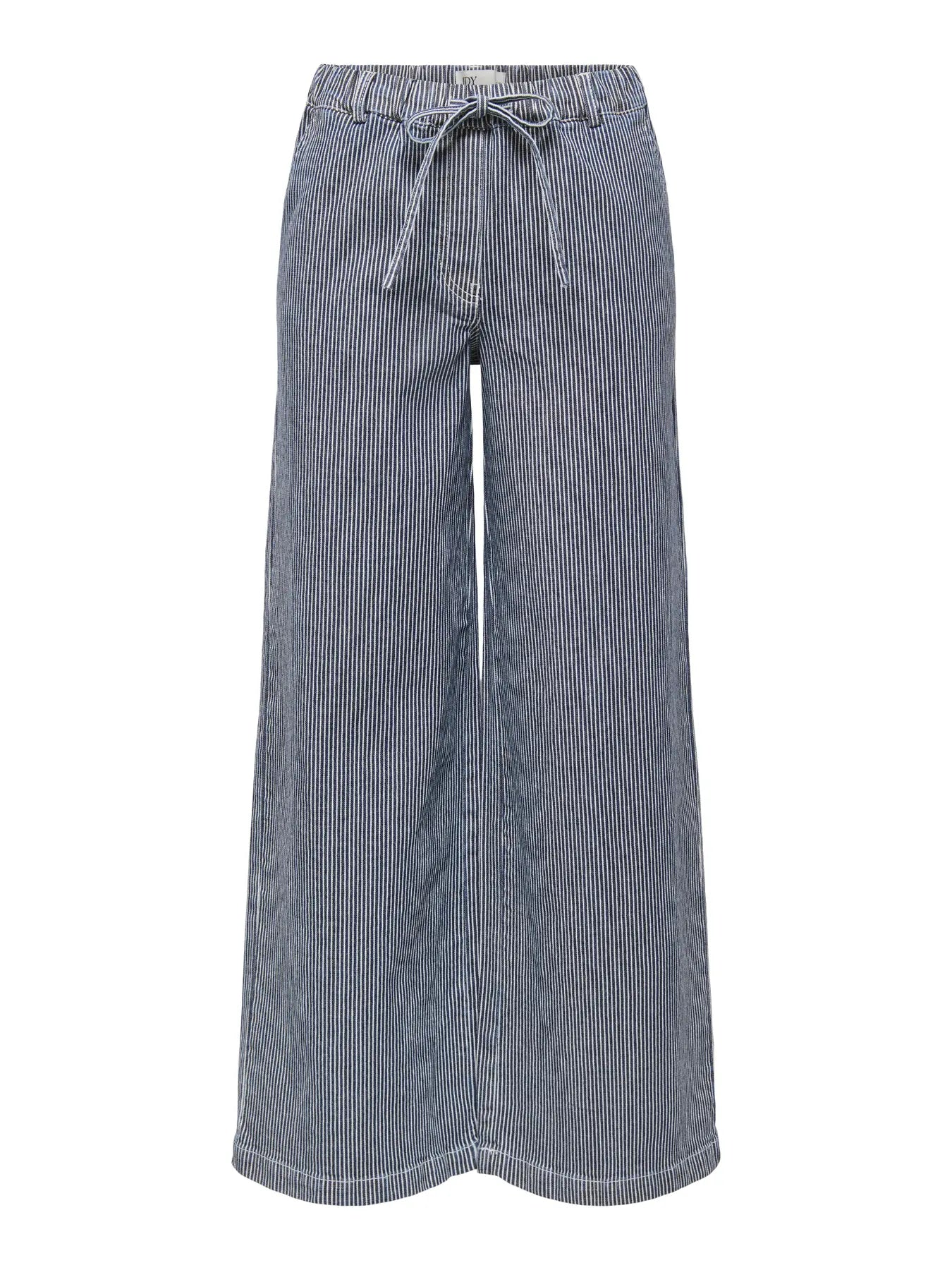 NIKITA WIDE STRING PANTS - Black Iris CLOUD DANCER
