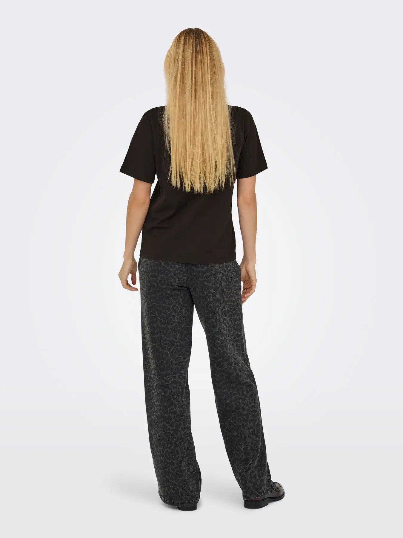 PISA LIFE S/S PRINT TOP - Chocolate Torte/SANDSHELL