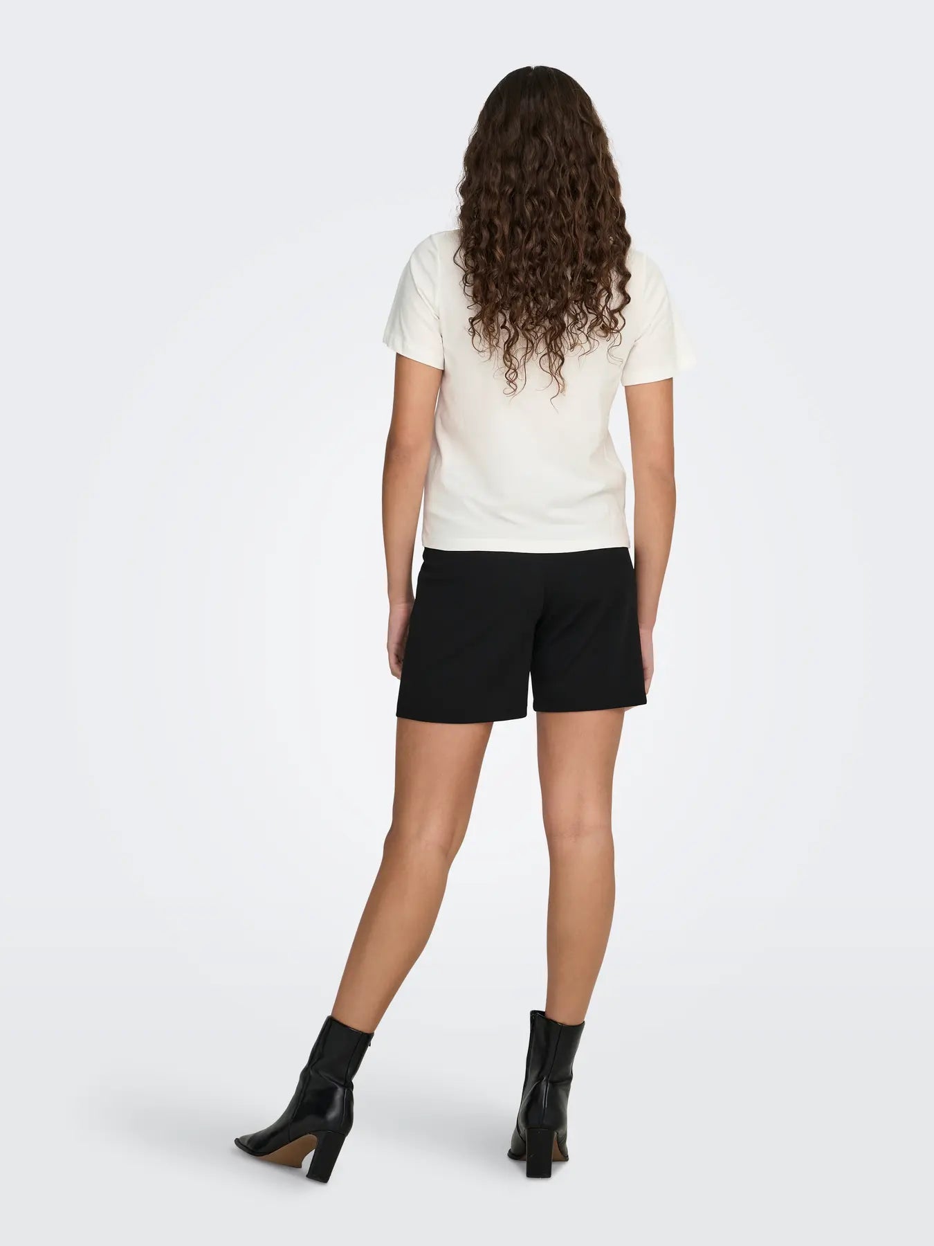 PISA LIFE SS PRINT TOP - Cloud Dancer CHERRY