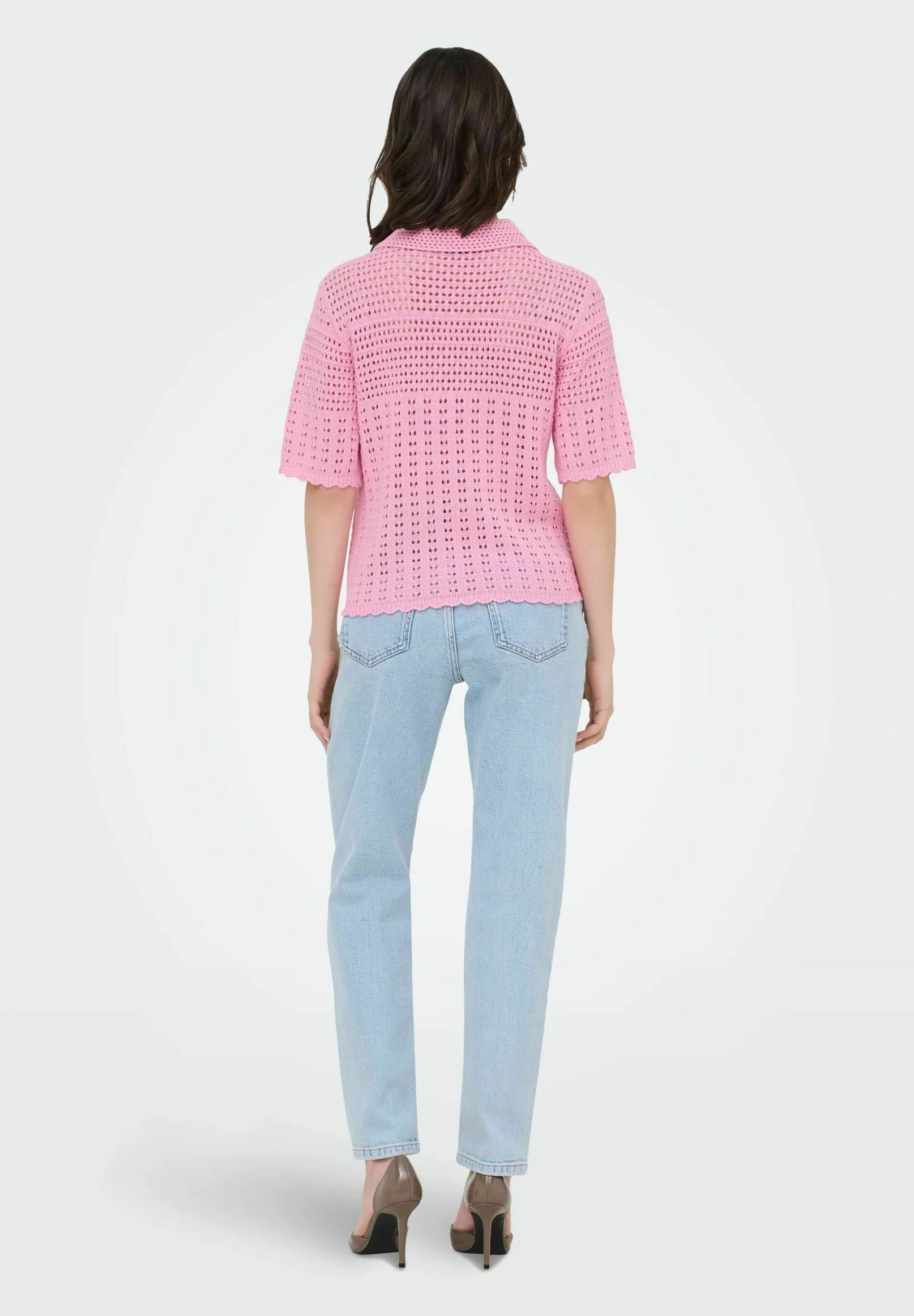 ROBIN 2/4 COLLAR CARDIGAN -  Bonbon