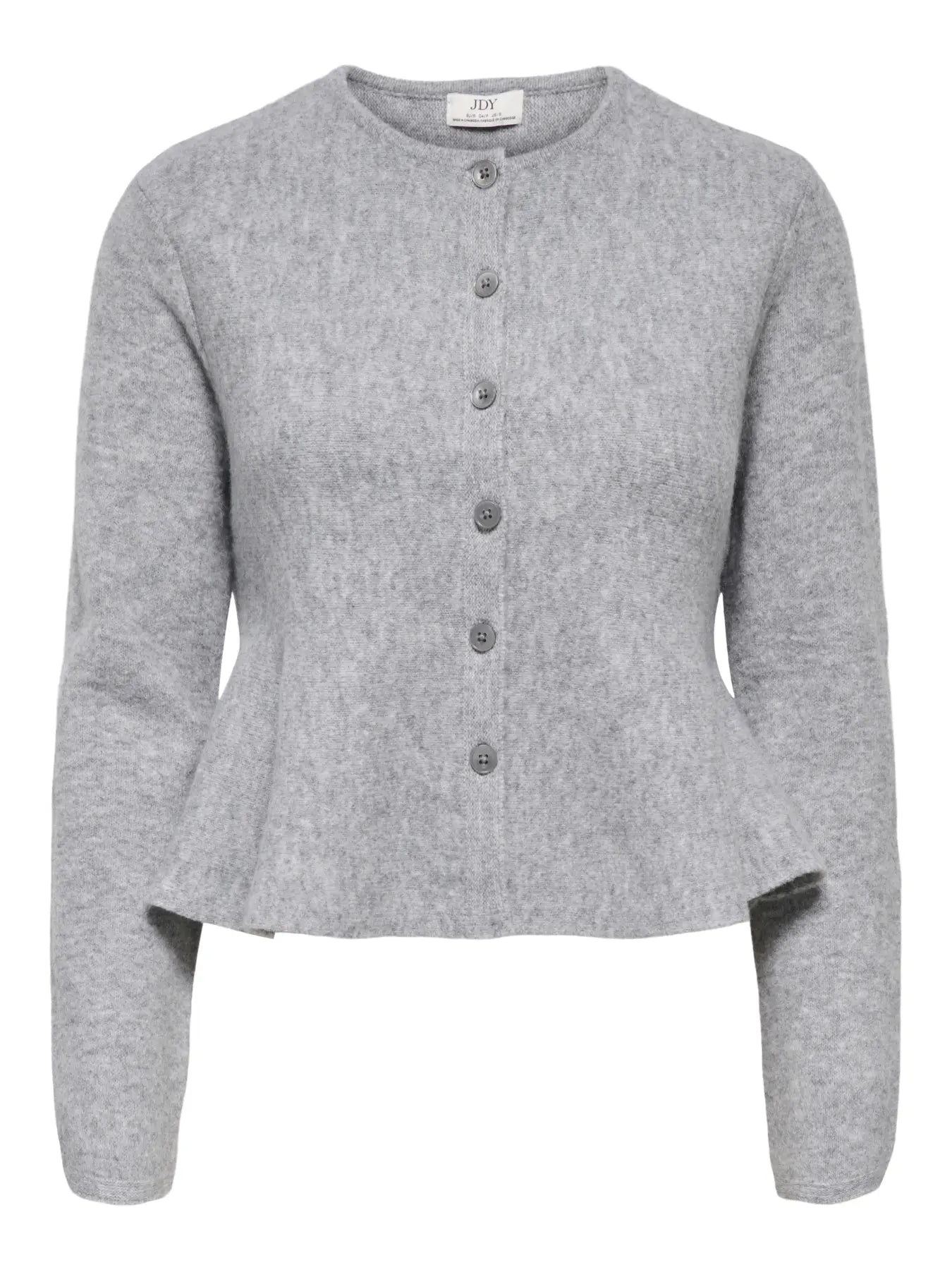 ROSEMARY LIFE CARDIGAN - Ljusgrå Melange