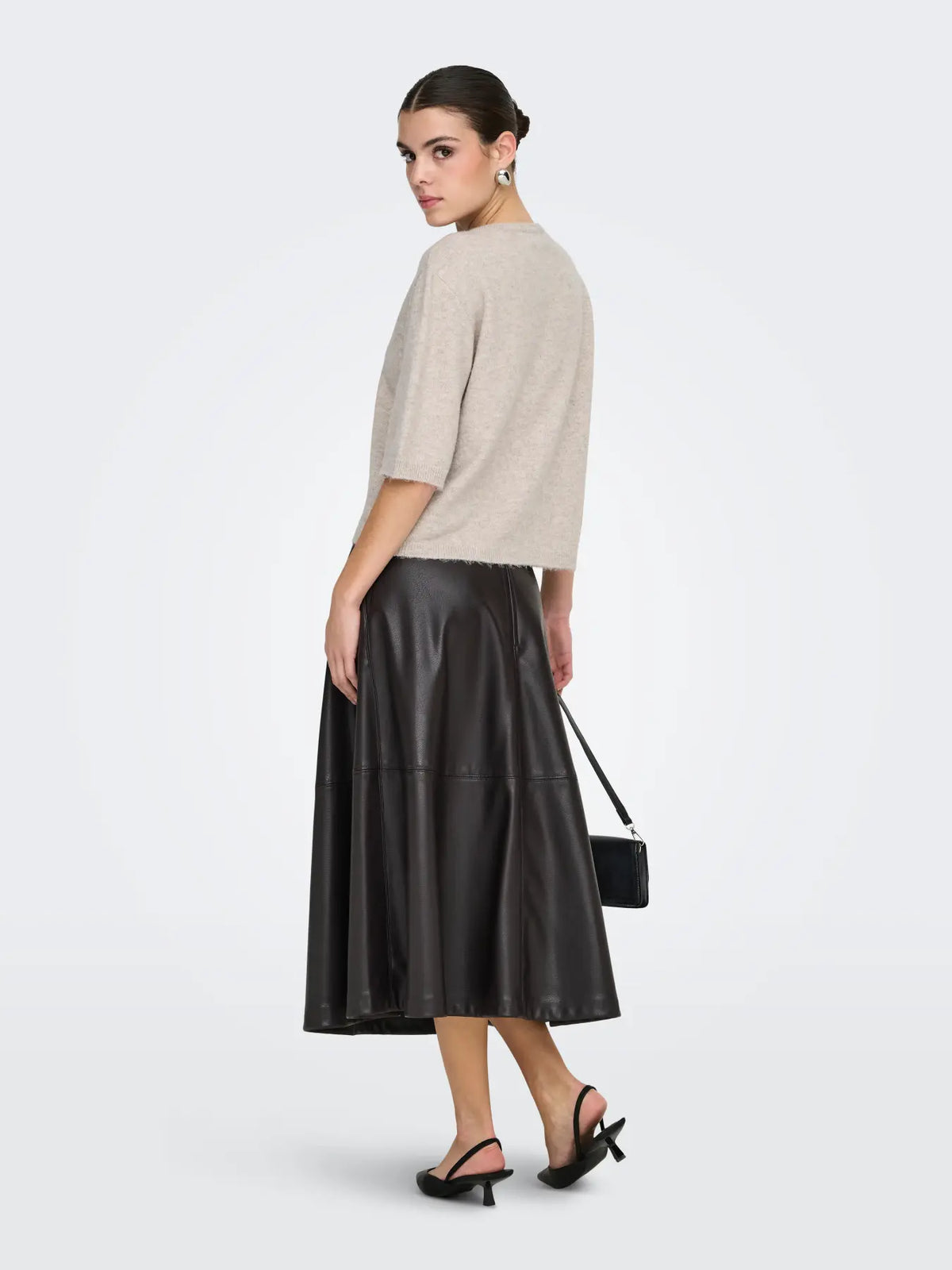 RUE LIFE 2/4 PEARL CARDIGAN - Chateau Gray MELANGE