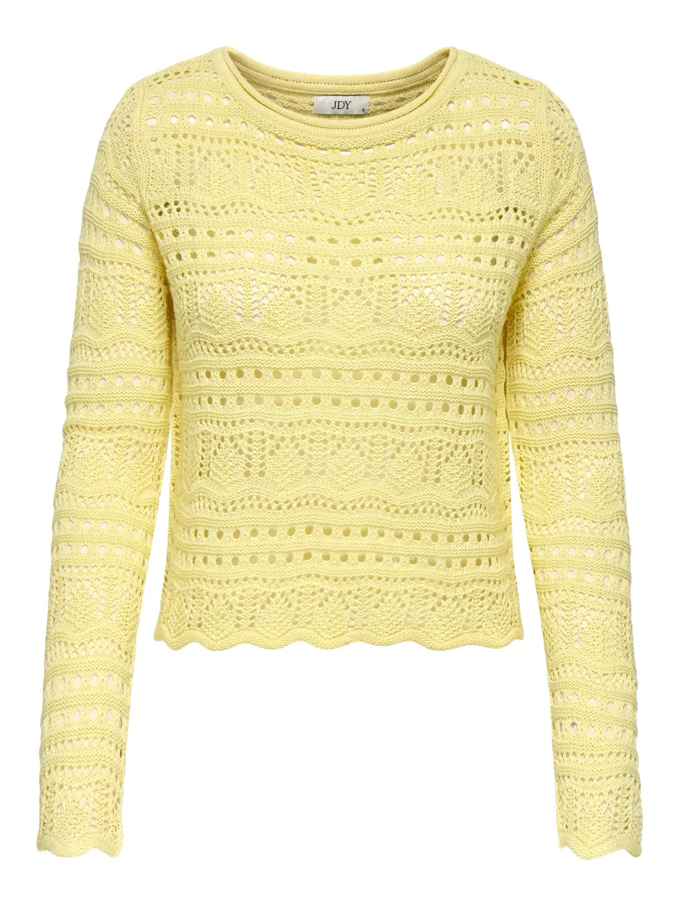 SUN LAY LS BOATNECK TRÖJA - Double Cream