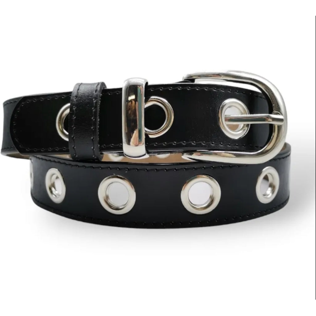 Anna Belt - Black/Silver