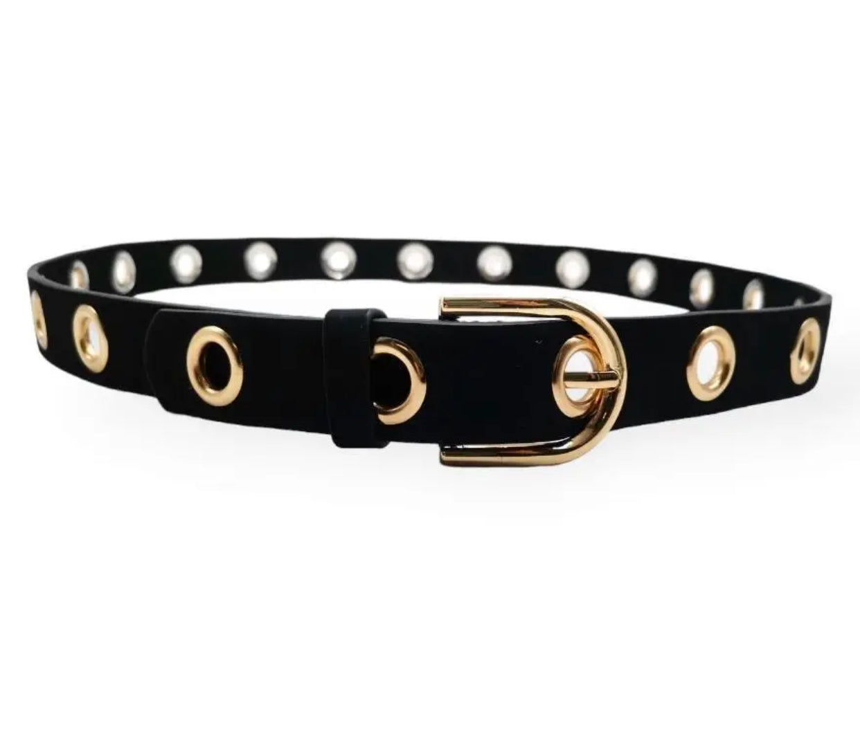 Emma Belt - Black/Gold