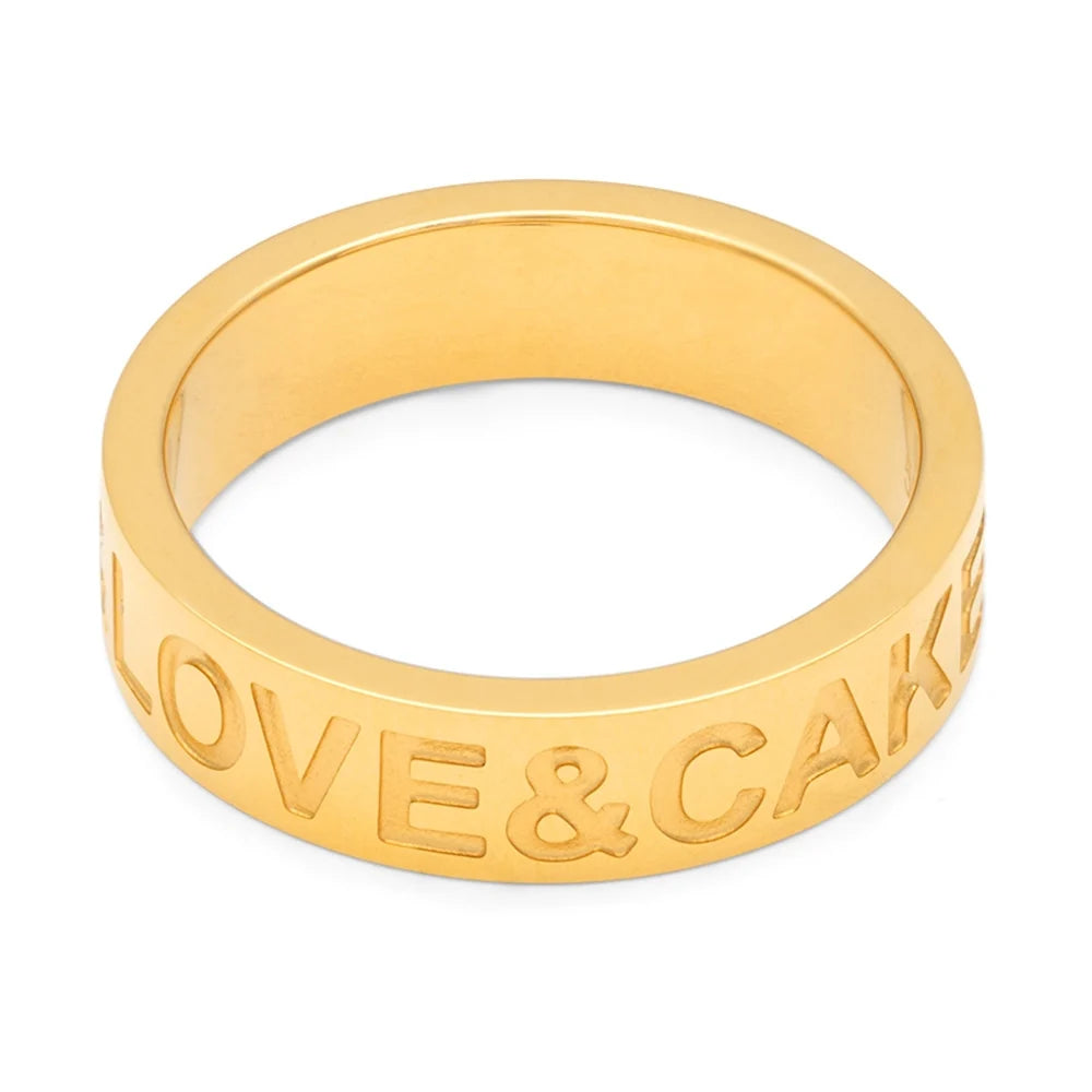 Love & Cake Ring - Forgyldt