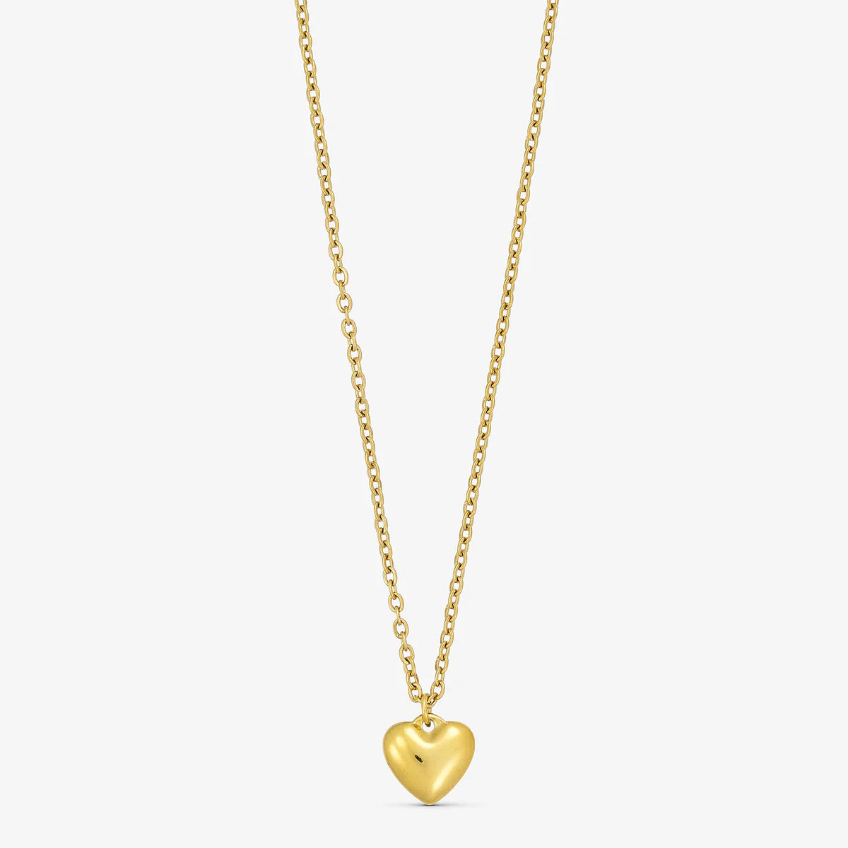 Love Heart Halsband 40cm - 18 karat guldpläterat