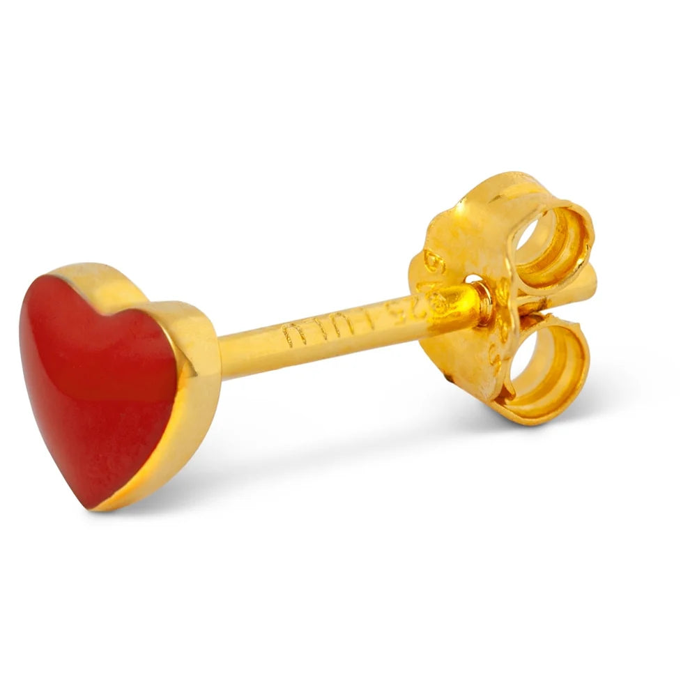 Love U ørering 1 stk - Passion Red